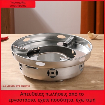 Μεγάλη ανοξείδωτη εστία αλκοόλης και κατσαρόλα — οικιακή χρήση, κατσαρόλες για hot pot, dry pot και σούπα