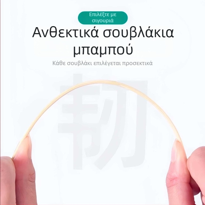 Υψηλής ποιότητας μπαμπού καλαμάκια μίας χρήσης για μπάρμπεκιου, κατάλληλα για οικιακή και επαγγελματική χρήση, ιδανικά για τηγανητά σουβλάκια