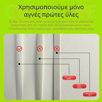 Nuanhui Packaging Ταινία Συσκευασίας PP Υψηλής Τεντωτικής Αντοχής, 1206-3000m, για Μεταφορές, Οικοδομικά Υλικά και Συσκευασία Τροφίμων