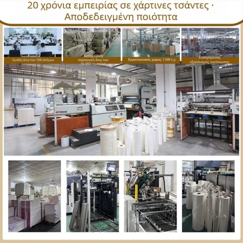 Πολυτελής προσαρμοσμένη τσάντα δώρου και αγορών με χρυσό foil, σακούλα από λευκό χαρτόνι 250 g για κατάστημα ρούχων