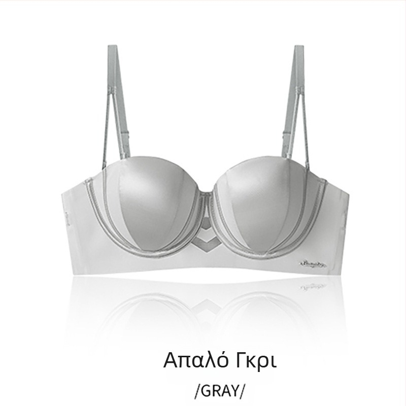 Σουτιέν χωρίς τιράντες, ασύρματο, για μικρό στήθος, κύπελλα 3/4, λεπτές διαμορφωμένες κάψες, πίσω με τέσσερις σειρές αγκράφες, άνοιξη 2025