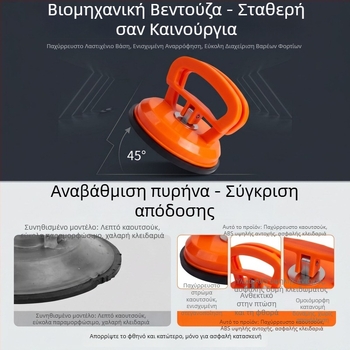 Εργαλείο επισκευής βαθουλωμάτων αυτοκινήτου με σκούπα κενού μονής λαβής, χειρισμό γυαλιού και πλακιδίων, έλξη λαμαρίνας