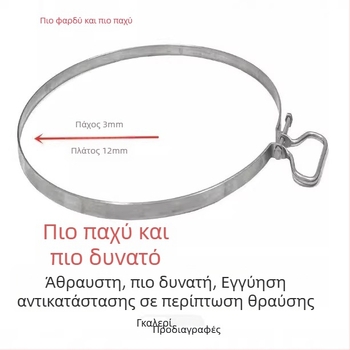 Ευρύς, παχύς πίνακας κοπής από ανοξείδωτο ατσάλι με ενισχυμένο μεταλλικό δαχτυλίδι, ανθεκτικός σε ρωγμές.