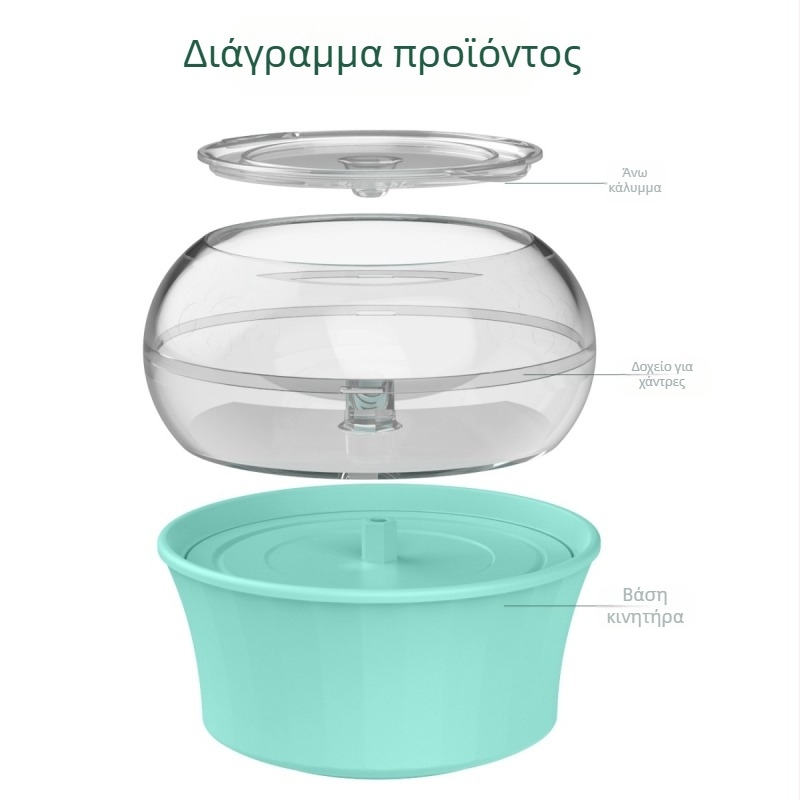 Junzhi USB μηχανή περιδράσεων χαντρών για DIY, μπροστά και ανάστροφη περιστροφή, ρυθμιζόμενη ταχύτητα
