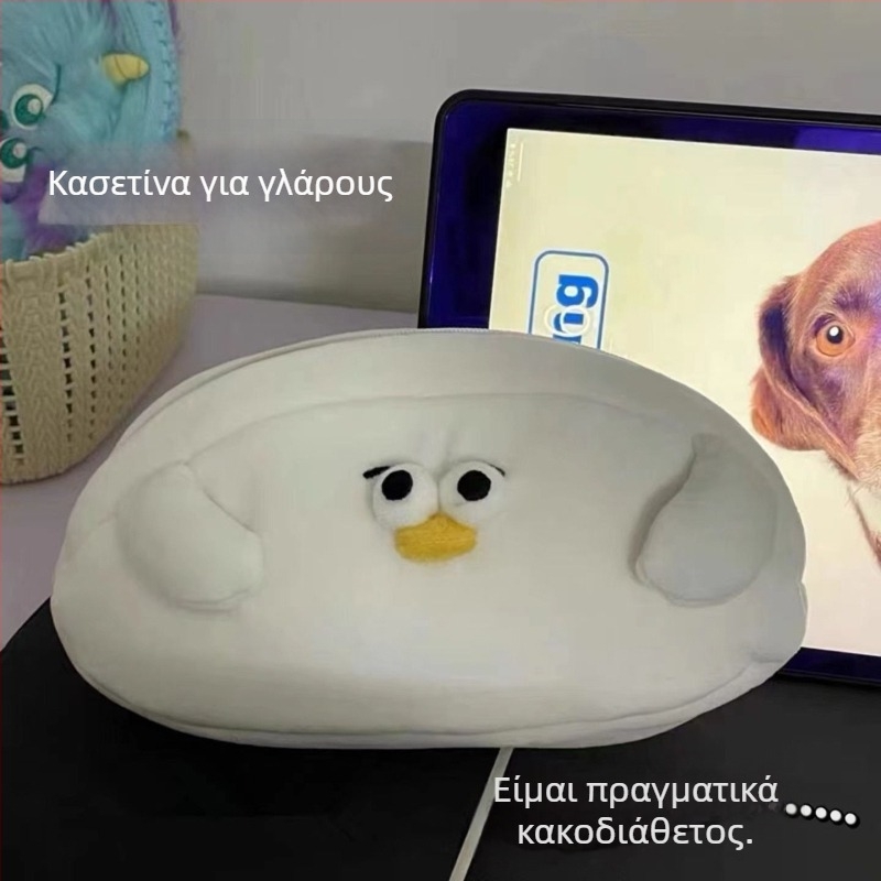 Θήκη μολυβιών φλανέλ με αφηρημένο σχέδιο, μεγάλη χωρητικότητα για μαθητές
