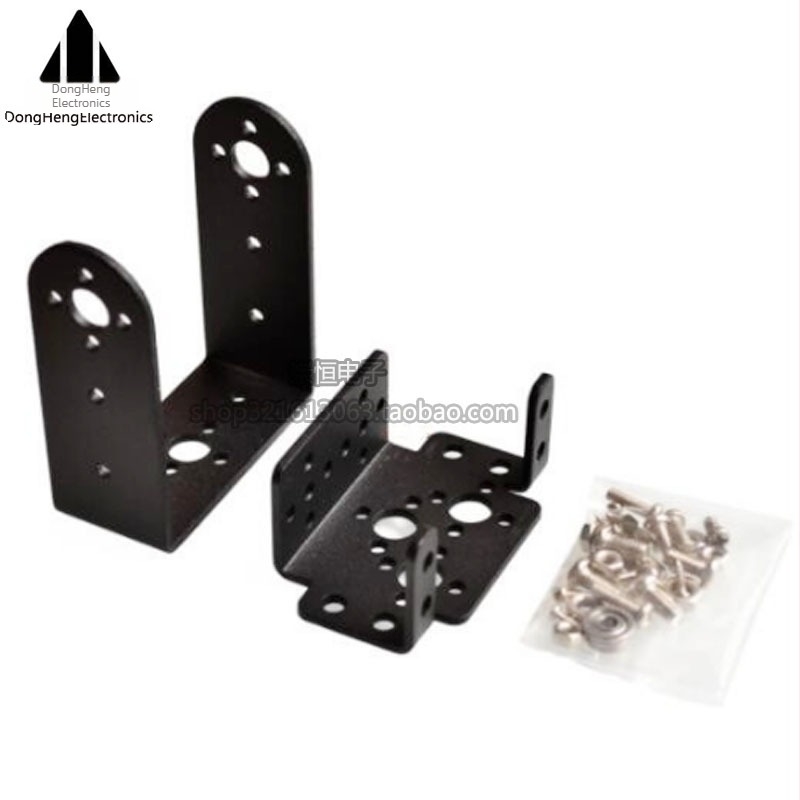 MG995 MG996 Servo Pan-Tilt Bracket, Αξεσουάρ ρομποτικής πλατφόρμας με 2 DOF, Σετ στηριγμάτων servo