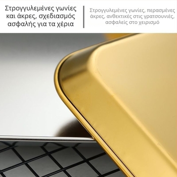 Δίσκος σνακ από 304 ανοξείδωτο ατσάλι, κορεατικού στυλ, δίσκος για κρύα πιάτα, για νηπιαγωγείο, δίσκος για μπάρμπεκιου, βορειοευρωπαϊκό επίπεδο δίσκου, δίσκος φρούτων