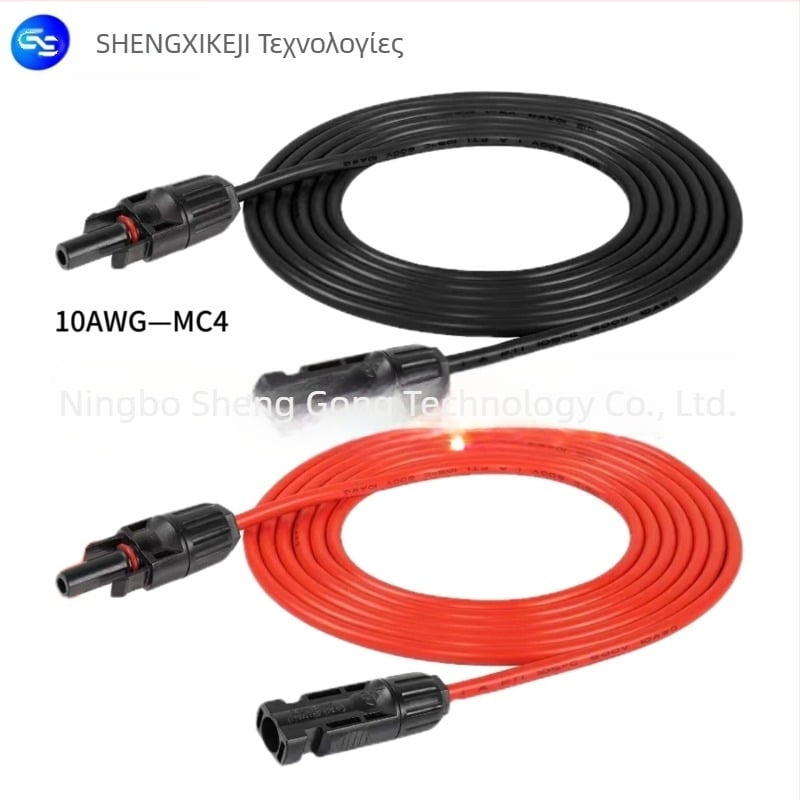 MC4 καλώδιο σύνδεσης φωτοβολταϊκών με αρσενικούς και θηλυκούς συνδετήρες IP67 για ηλιακή ενέργεια
