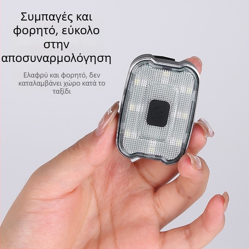 Φορτιζόμενο πίσω φανάρι ποδηλάτου για ποδήλατα βουνού και δρόμου; φως νυχτερινής οδήγησης για ηλεκτρικά ποδήλατα — αξεσουάρ ποδηλασίας