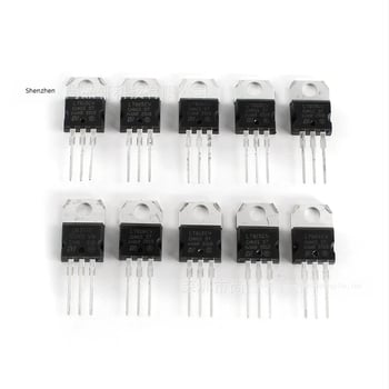 LM317T TO-220 σειρά ισχυρός ρυθμιστής τάσης με τρεις ακίδες, 50 τεμάχια, 10 παραλλαγές