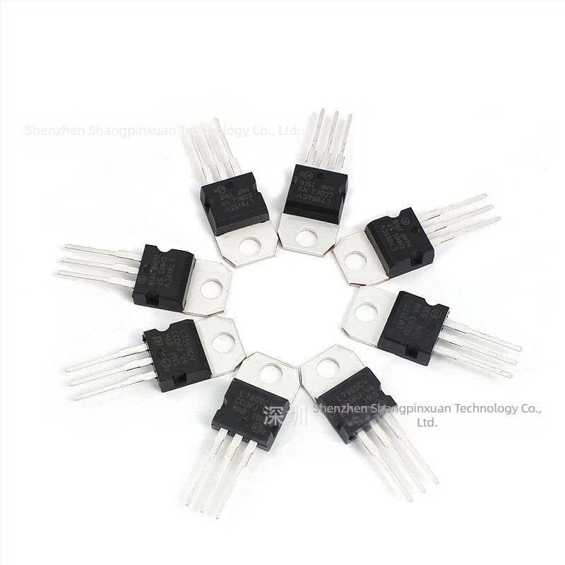 LM317T TO-220 σειρά ισχυρός ρυθμιστής τάσης με τρεις ακίδες, 50 τεμάχια, 10 παραλλαγές