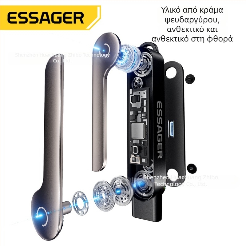 Essager Κάθετος προσαρμογέας βάσης PD240W/29W, γρήγορη φόρτιση, συμβατό USB-C/Apple