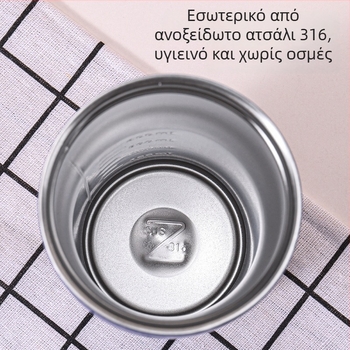Νέα φορητή κούπα από ανοξείδωτο ατσάλι για αυτοκίνητο, με μεγάλη χωρητικότητα, καλαμάκι για απευθείας πόση, κομψός σχεδιασμός