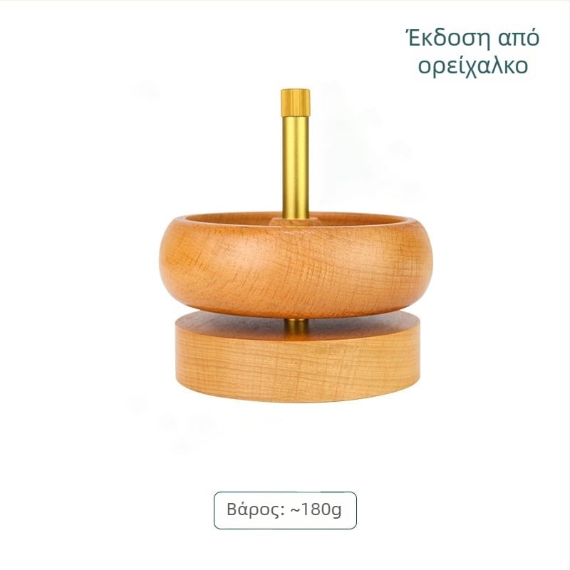 Νέο εργαλείο χαντρισματος από ξύλο φηγού και ρητίνη, χειροποίητο μπολ για χάντρες, γρήγορο εργαλείο διαπλέξης χαντρών
