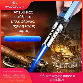 Μεταλλικό φλογιστικό εργαλείο εξωτερικού χώρου για μπάρμπεκιου, ανθεκτικό στον άνεμο, βουτάνιο, δυνατότητα προσαρμογής λογότυπου