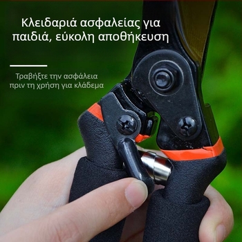 Κηπουρικά ψαλίδια κλαδέματος για κλαδιά και φρούτων δέντρων