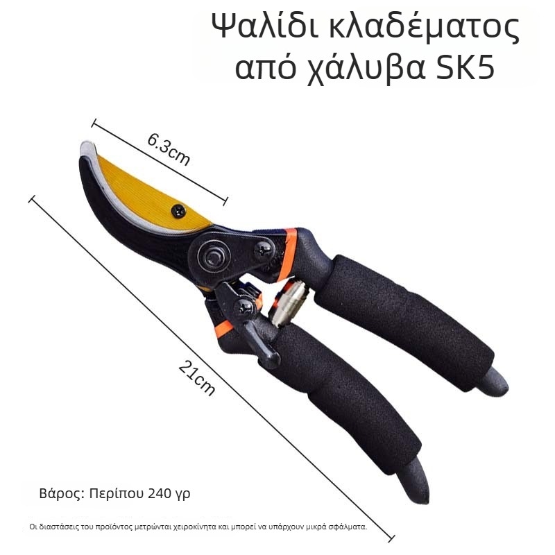 Κηπουρικά ψαλίδια κλαδέματος για κλαδιά και φρούτων δέντρων