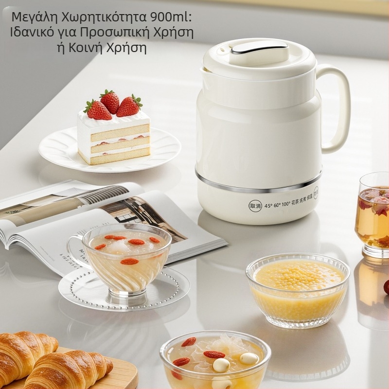 Πολυλειτουργικός ηλεκτρικός βραστήρας γραφείου, χωρητικότητα 0.8 L, φορητός, με αυτόματο απενεργοποίηση, ρύθμιση θερμοκρασίας, για τσάι από άνθη και γάλα