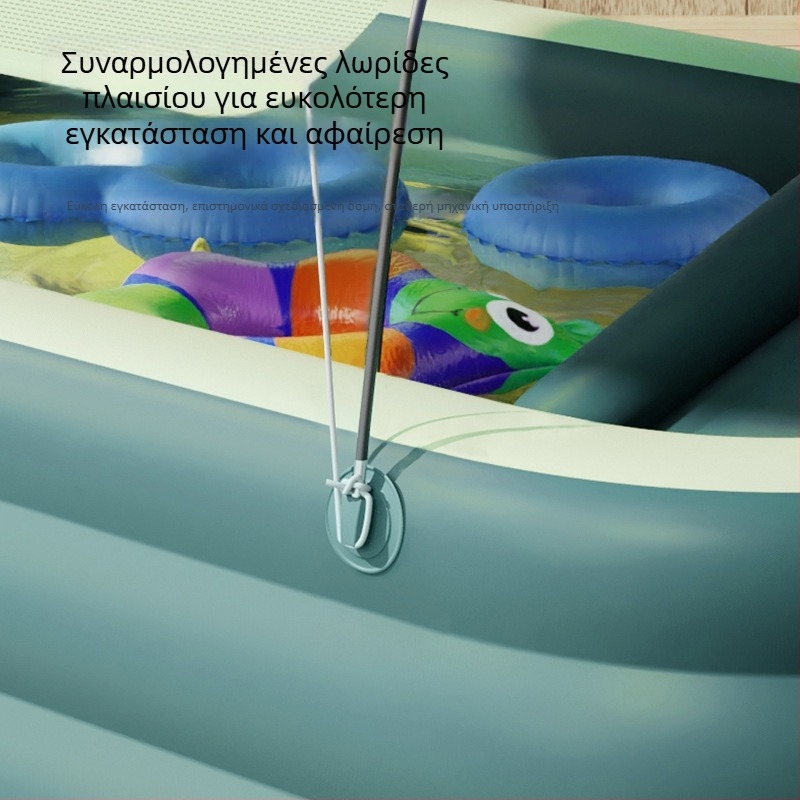 Φουσκωτή πισίνα PVC για παιδιά και μωρά, εξωτερική χρήση