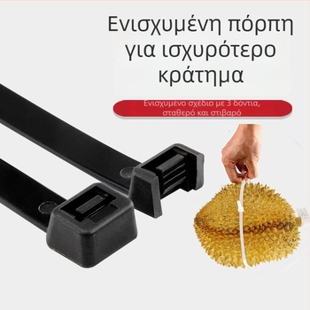 Εκτεταμένοι και ευρύτεροι ιμάντες δέματος ντούριαν, υψηλής αντοχής ιμάντες στερέωσης, μαύρο-άσπρο ντούριαν χρώμα