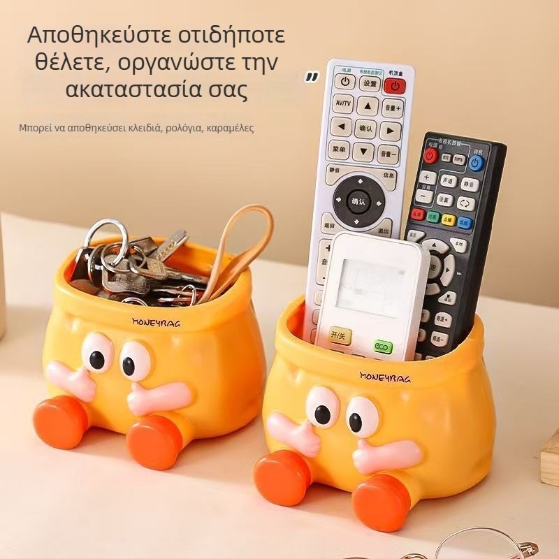 Δημιουργική θήκη στυλό με σχέδιο καρτούν και επιτραπέζιος αποθηκευτικός οργανωτής, πολυλειτουργικό γραφείο με μεγάλη χωρητικότητα, γλυκό σχέδιο