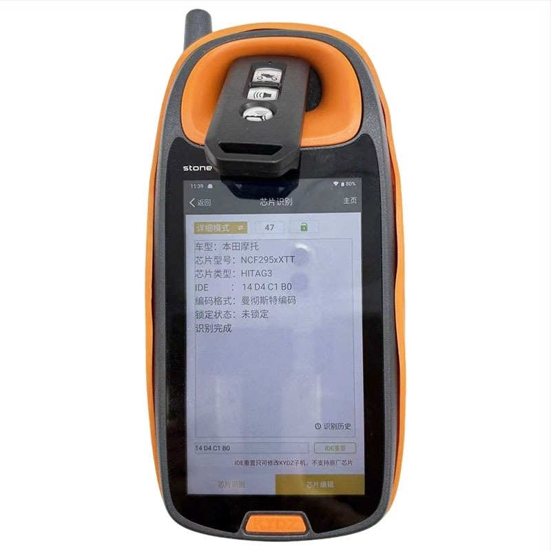 ID47 Τσιπ 433 MHz για κλειδί Honda K01 μοτοσικλέτας με αυτοκόλλητο K01