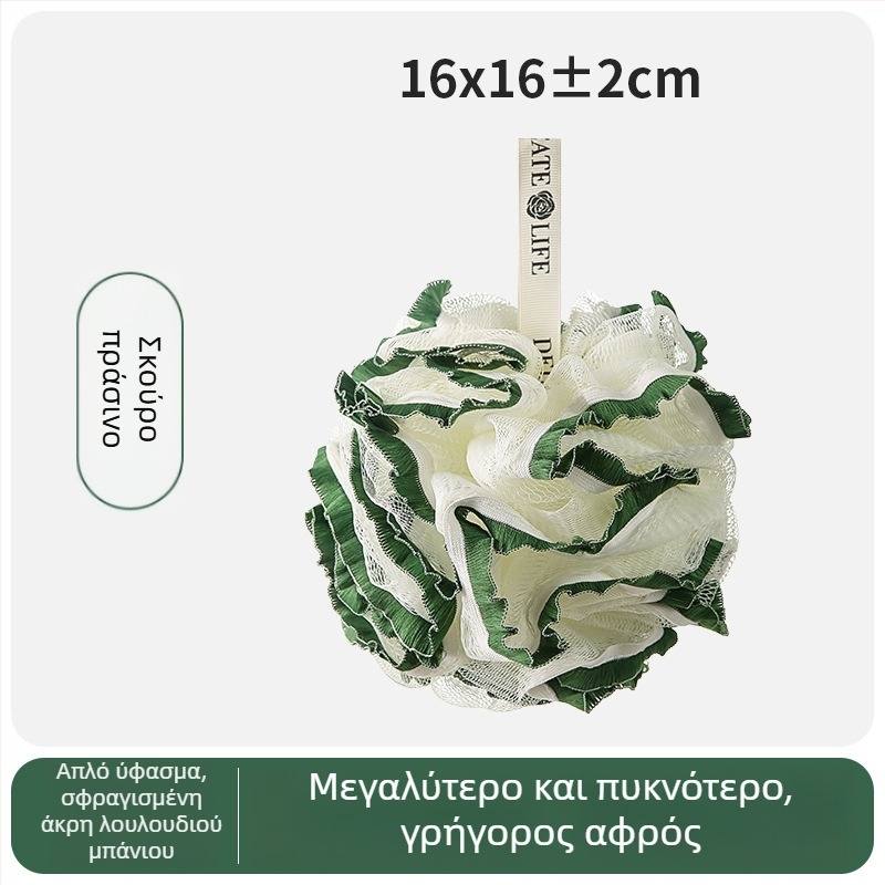 Στυλάτο σφουγγάρι μπάνιου, εξαιρετικά αφράτο 80 g, επιπλέον μεγάλο για άνδρες, φιλικό προς το δέρμα