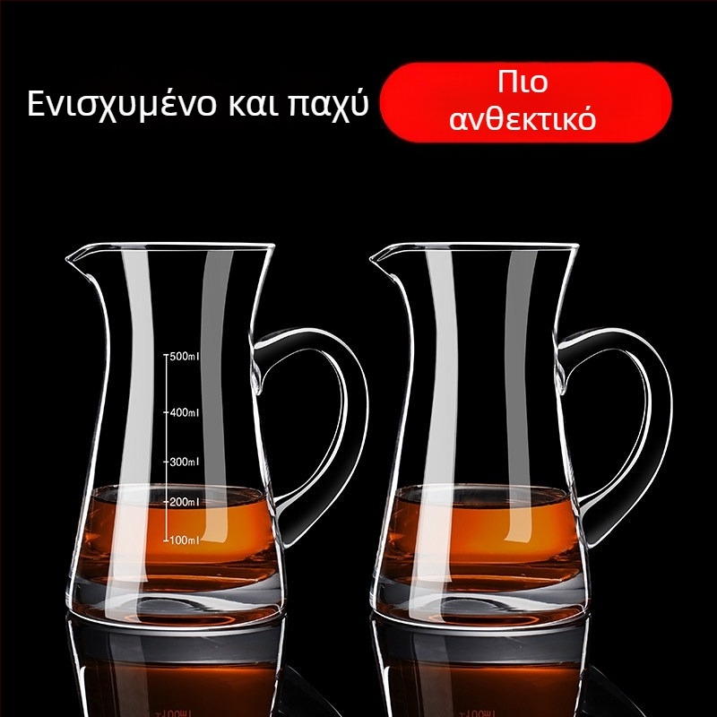 Ενισχυμένο σετ ποτών με γυάλινο ντεκαντέρ και κανάτα κρασιού