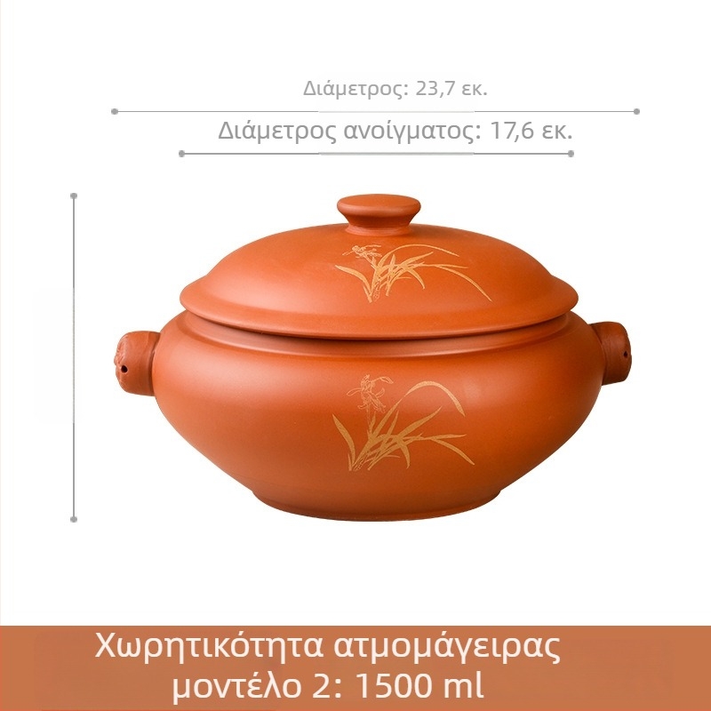 Κεραμικός ατμομάγειρας με διαχωριστή νερού για ατμό, κοτόπουλο