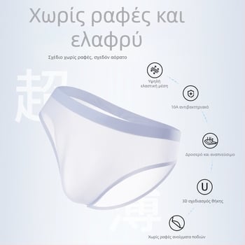 Ανδρικά χωρίς ραφές εσώρουχα από νάιλον, αντιβακτηριακό ύφασμα, 3D contoured θήκη, δροσιστικό ύφασμα μεσαίας ζώνης