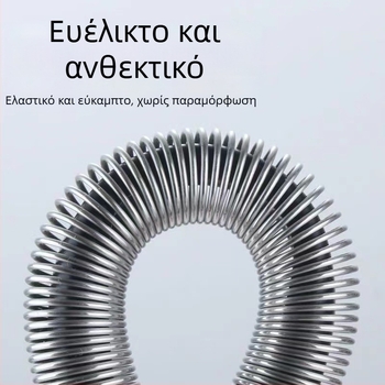 Ανοξείδωτος σωλήνας ντους από 304 ανοξείδωτο χάλυβα για μπάνιο, μήκος 1,5–2 μ, επεκτειόμενος, προστασία από εκρήξεις