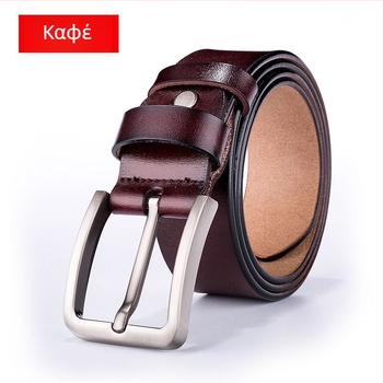 Ζώνη PU για άνδρες με πόρπη τύπου pin, casual, κορεατικό στυλ, ζώνη για τζιν