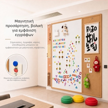 Εμαγιέ πίνακας: λευκός πίνακας, μαυροπίνακας και πίνακας φελλού, μαγνητικός πίνακας γραφείου και παιδικός πίνακας ζωγραφικής, προσαρμοζόμενος σε οποιοδήποτε μέγεθος