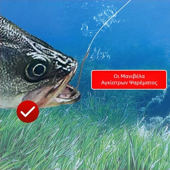 Σετ 40 καμπύλων αγκίστρων με κοφτερές ακίδες, διπλός γάντζος, κοντή γραμμή κατά του μπλέξιμου, χειροποίητα δεμένο για ισχυρή έλξη