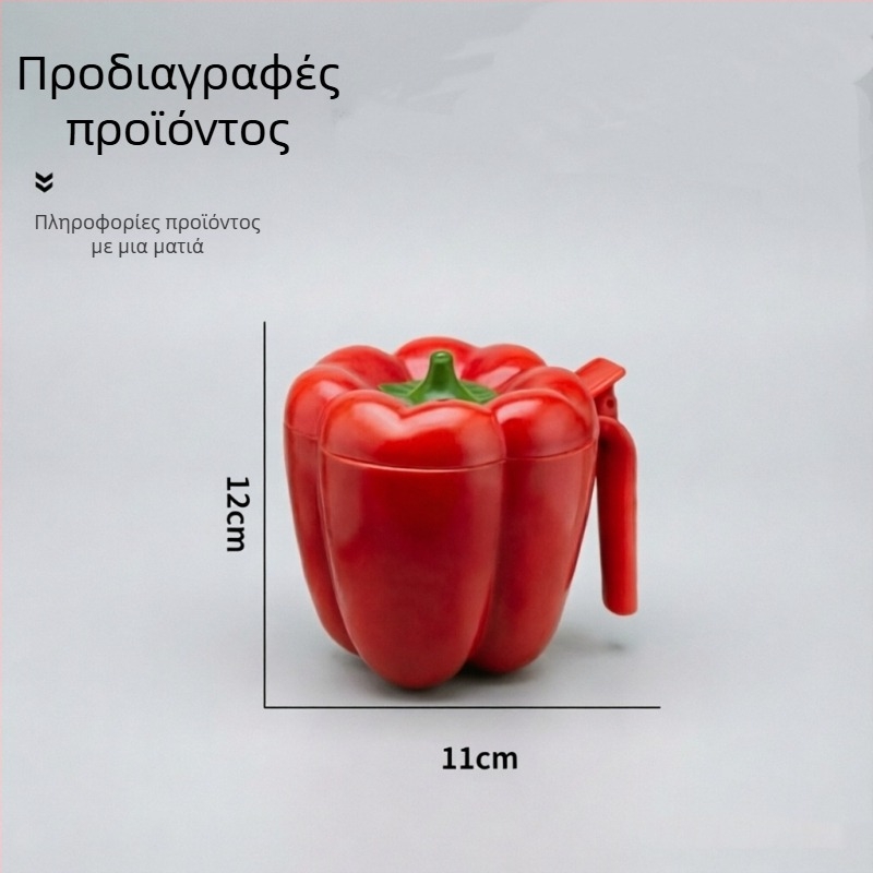 Σετ δοχείων μπαχαρικών σε σχήμα τσίλι: βάζο αλατιού και μπουκαλάκι κύμινου για αποθήκευση στην κουζίνα.