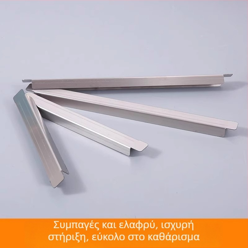 Ανοξείδωτος διαχωριστής δίσκων και ράβδος στήριξης για εκθετήριο ντουλάπα και ράφι καταψύκτη, διασταύρωση κατά πτώση