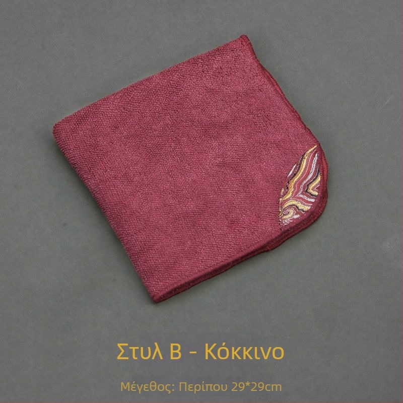 Cloud Brocade ύφασμα για τσάι, απορροφητική τετράγωνη πετσέτα, παχυνμένος τραπεζομάντηλο για τσάι, μεγάλο Zen στυλ, ιαπωνικός σχεδιασμός