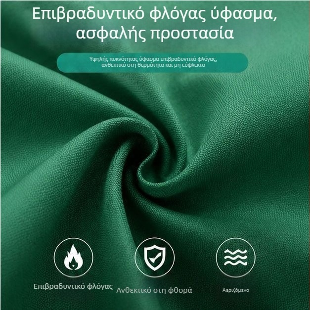 Αντιφλογιστικές μανσέτες συγκόλλησης, προστατευτικές, ανθεκτικές και αναπνεύσιμες για το καλοκαίρι, προστασία από σπινθήρες και πιτσιλίσματα