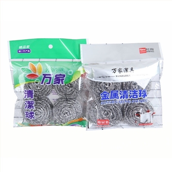Μπάλες καθαρισμού από ανοξείδωτο ατσάλι, σετ τεσσάρων τεμαχίων, μεγάλες μπάλες από ατσάλινο σύρμα, ανθεκτικές στη διάβρωση