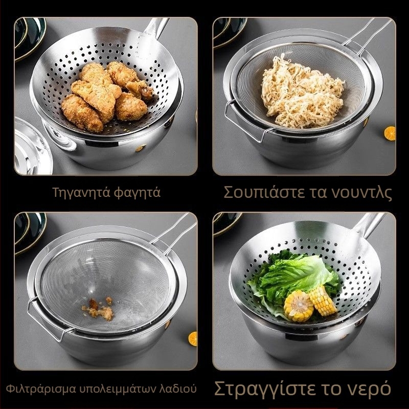 Δοχείο λαδιού από ανοξείδωτο χάλυβα με καπάκι, εξαιρετικά παχύ, για οικιακές και επαγγελματικές κουζίνες