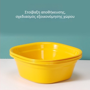 Παιδικός πλαστικός νιπτήρας προσώπου με καρτούν μοτίβο, παπάκι με λουλούδια, τετράγωνο συμπαγές σχέδιο
