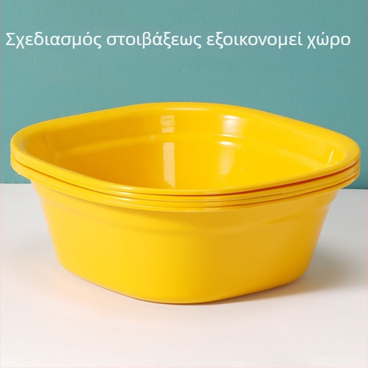 Παιδικός πλαστικός νιπτήρας προσώπου με καρτούν μοτίβο, παπάκι με λουλούδια, τετράγωνο συμπαγές σχέδιο
