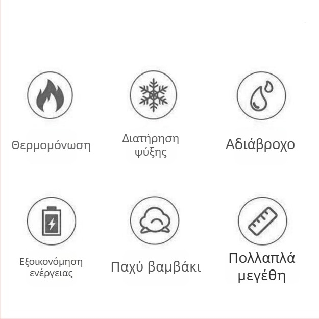 Παχύτερος θερμομονωτικός κάλυμμα καταψύκτη, εξοικονόμηση ενέργειας, προστασία από θερμότητα, αδιάβροχο κάλυμμα προστασίας για παγωτά
