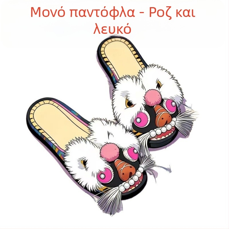 Χειροποίητα υφασμάτινα παπούτσια με σχέδιο κεφαλής τίγρης, γυναικείες παντόφλες σε παραδοσιακό κινεζικό στυλ, άυλη πολιτιστική κληρονομιά