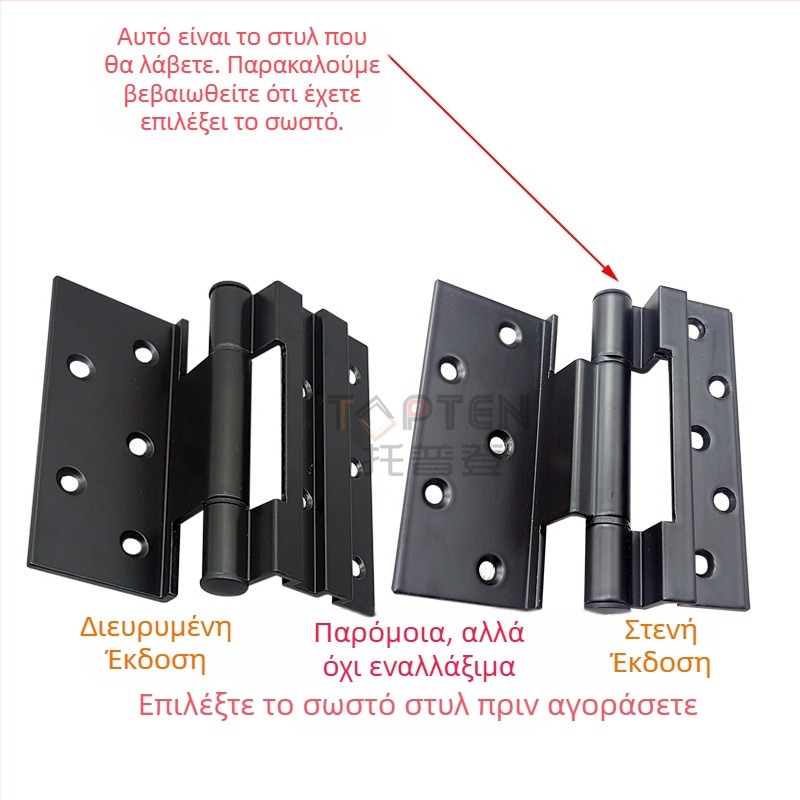 Αλουμινένιοι μεντεσέδες κράματος Type 4 για πόρτες και παράθυρα – παχύτεροι μεντεσέδες παραθύρων, εξαρτήματα μεντεσέδων