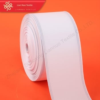 Lian nuo Textile Ταινία κουρτινών: πλάτος 10 εκ, διαπερατή με τέσσερις μπλε γραμμές, κορεατική πλισέ ταινία, αξεσουάρ κουρτινών υψηλής ποιότητας