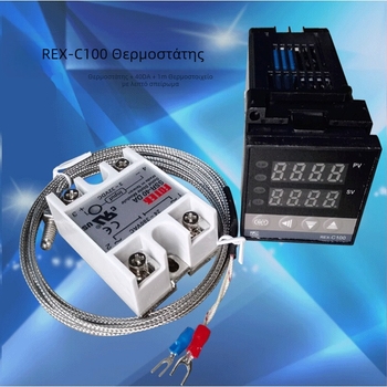 REX-C100 Ελεγκτής θερμοκρασίας με αισθητήρα γραμμικής θερμοκρασίας και αισθητήρα στερεάς κατάστασης, ευφυής ηλεκτρονικός θερμοστάτης