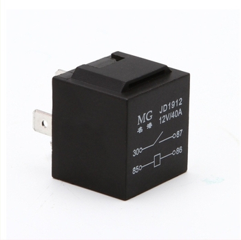JD1912 αυτοκινητικό ρελέ, 12V/24V, 4‑πιν, μεταλλική βάση, κανονικά ανοιχτό, 40A, για οχήματα