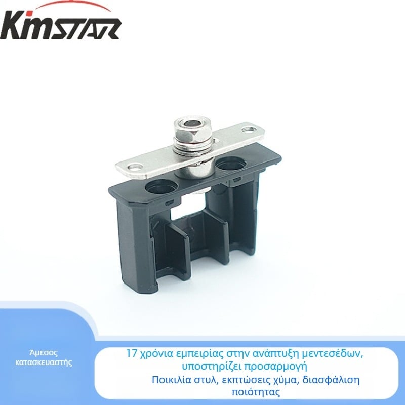 Kingster 180° Περιοριστικός περιστροφικός άξονας με κεντρική οπή για καλώδια, για επιτραπέζιες λάμπες, οθόνες και βιομηχανικό εξοπλισμό, αποσβεστήρας υλικού