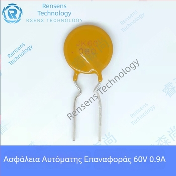 JK60-090 Jinke Plug-in PPTC επαναφορτιζόμενο προστατευτικό εξάρτημα 0.9A 60V